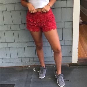 Fun, coral shorts for summer!!